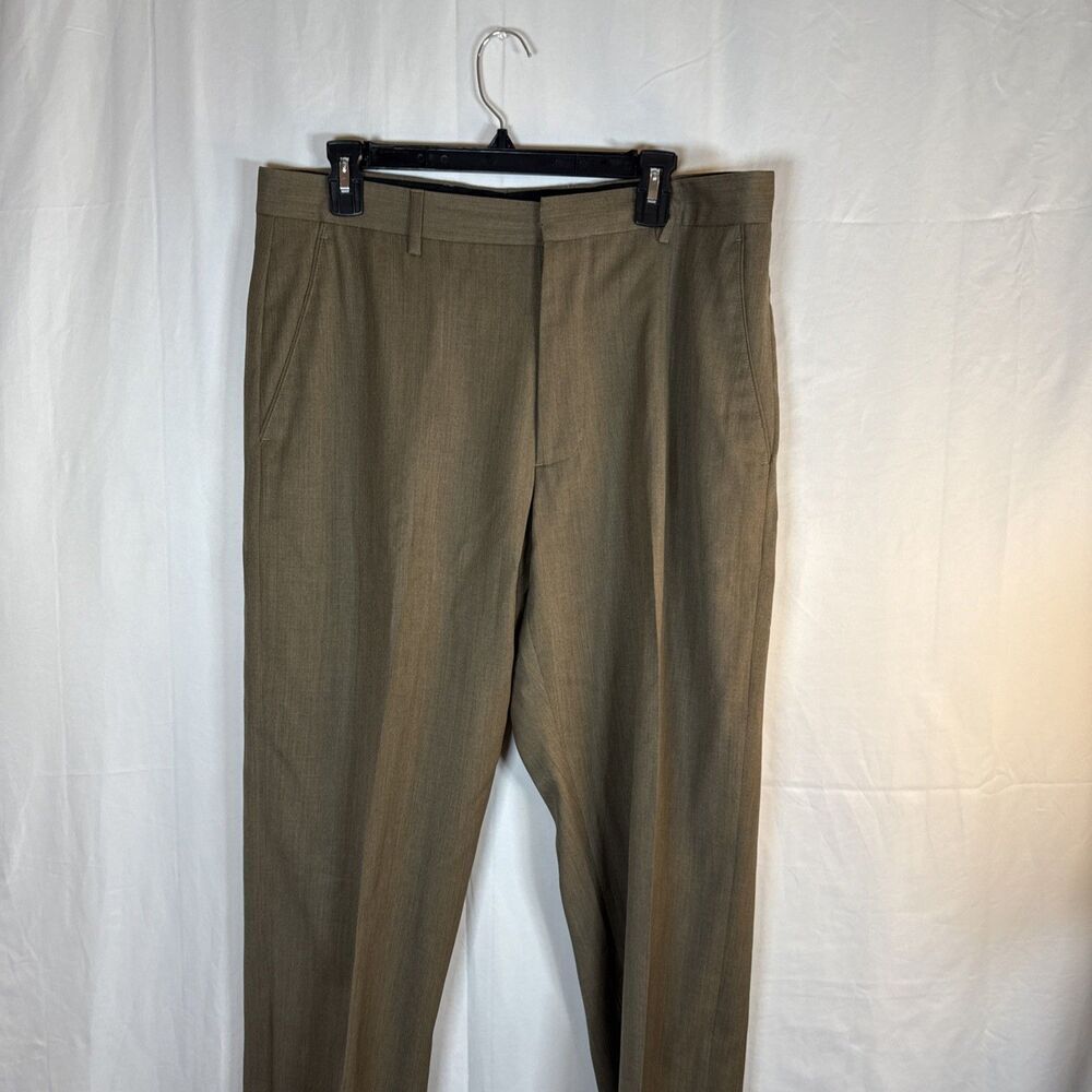 Men’s  Banana Republic Brown Dress Pants 35x34 Preowned - Picture 2 of 15